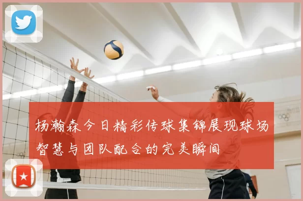 杨瀚森今日精彩传球集锦展现球场智慧与团队配合的完美瞬间