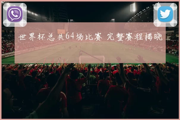 世界杯总共64场比赛 完整赛程揭晓