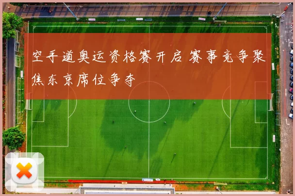 空手道奥运资格赛开启 赛事竞争聚焦东京席位争夺